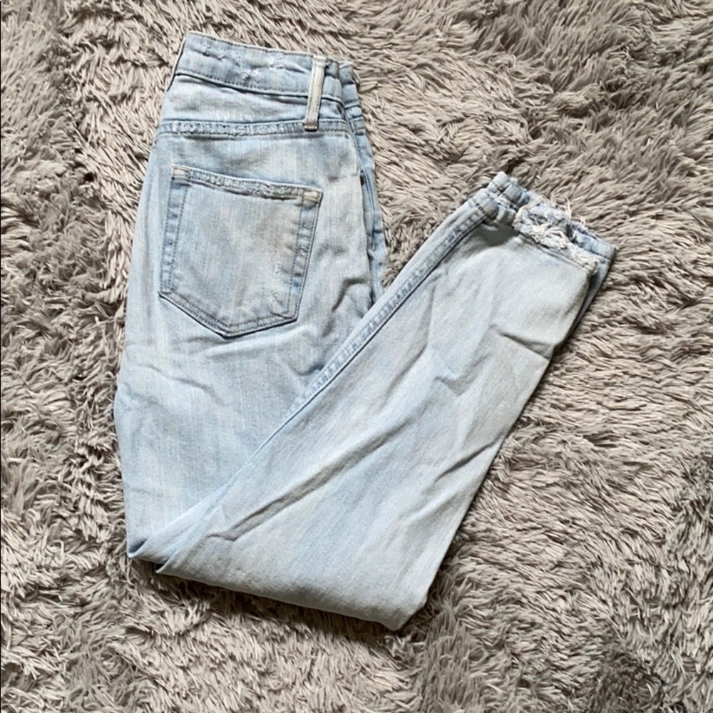 High waisted mom jeans